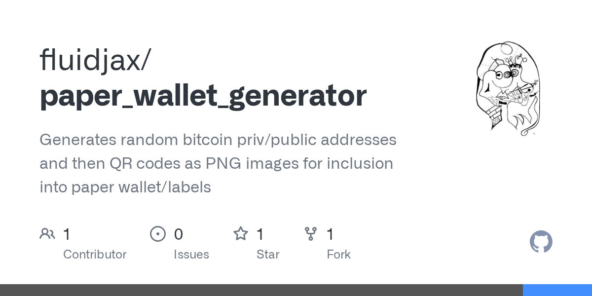 GitHub fluidjax/paper_wallet_generator Generates random bitcoin priv