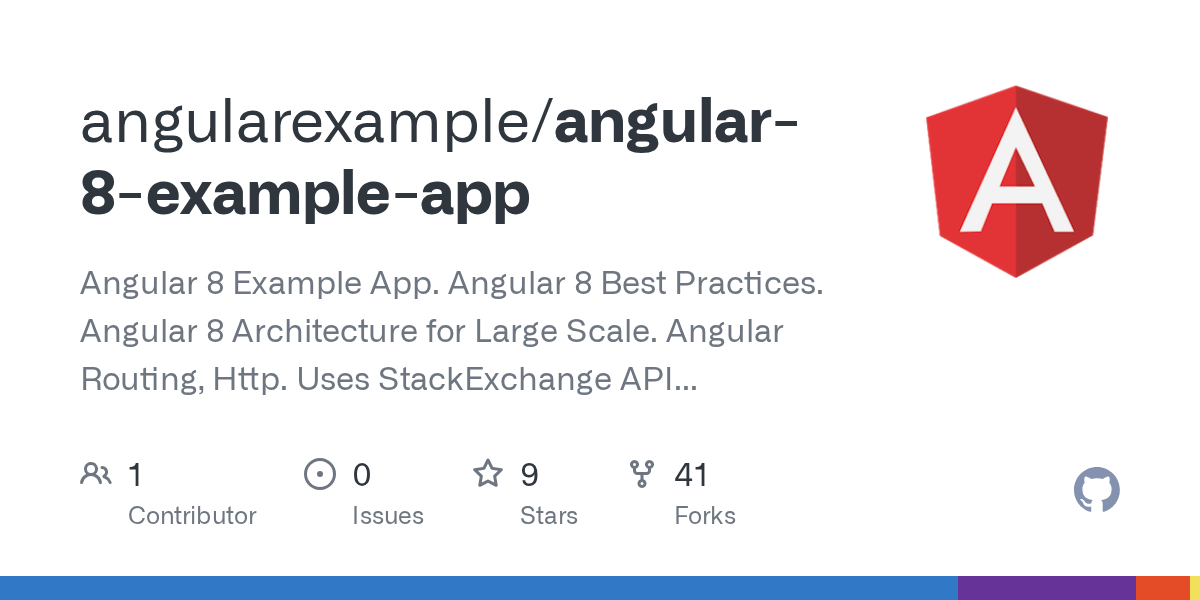 GitHub angularexample/angular8exampleapp Angular 8 Example App