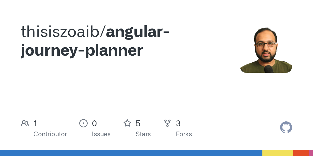 GitHub thisiszoaib/angularjourneyplanner