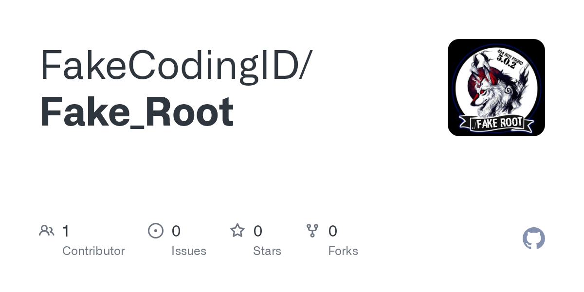 GitHub FakeCodingID/Fake_Root