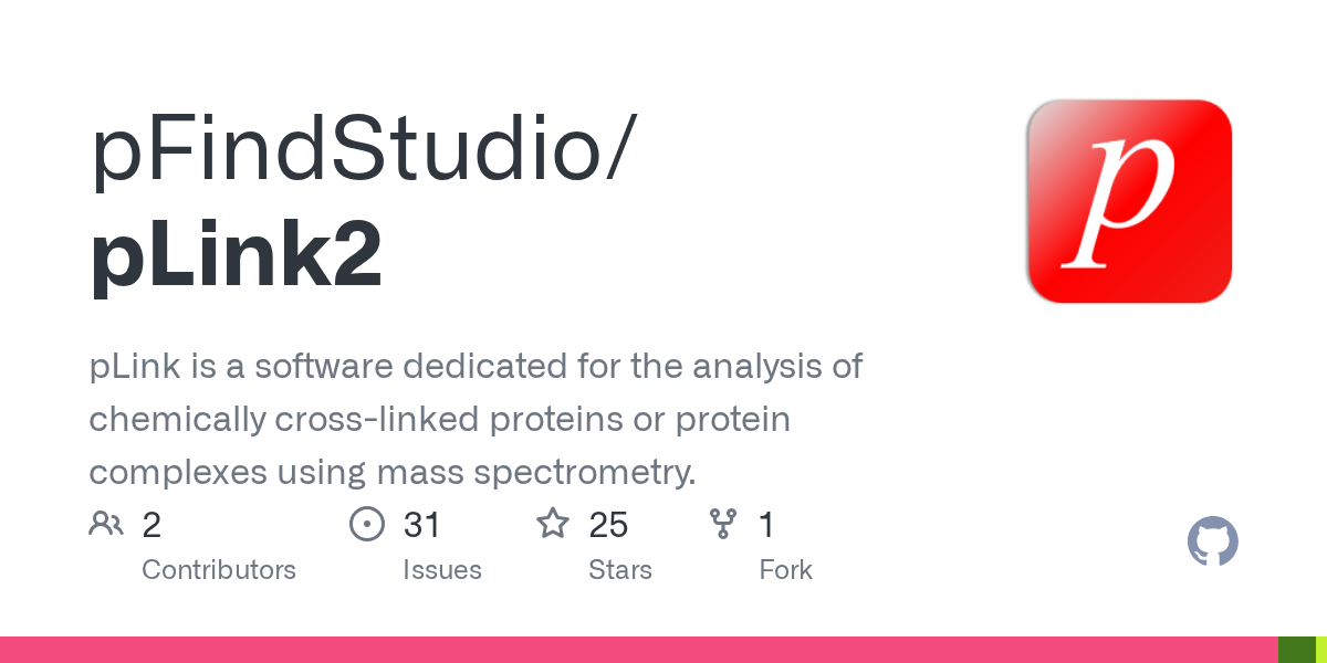 GitHub pFindStudio/pLink2 pLink is a software dedicated for the