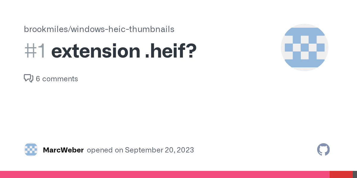 extension .heif? · Issue 1 · brookmiles/windowsheicthumbnails · GitHub