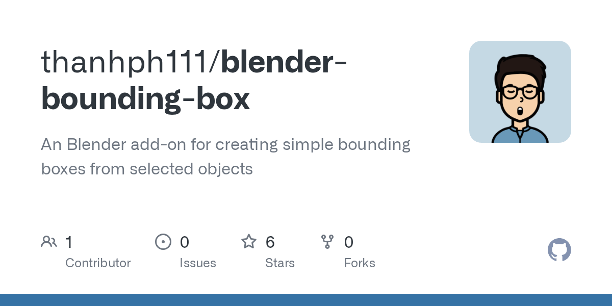 GitHub thanhph111/blenderboundingbox An Blender addon for