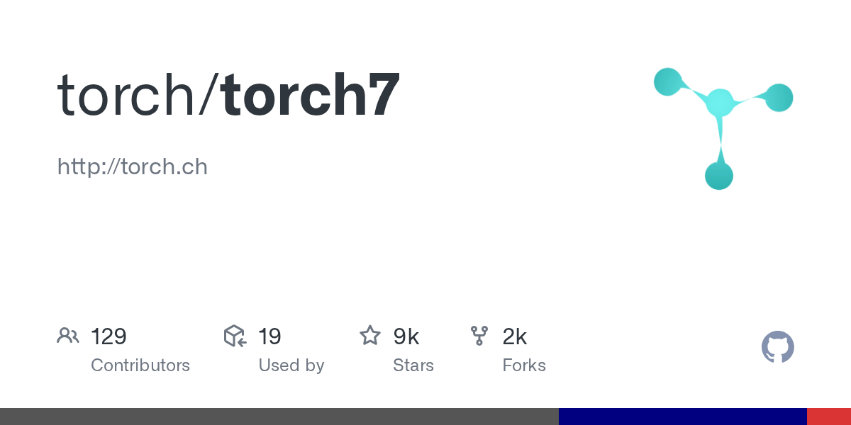 GitHub torch/torch7 http//torch.ch