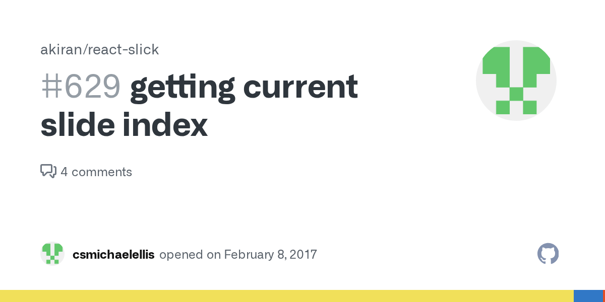 getting current slide index · Issue 629 · akiran/reactslick · GitHub