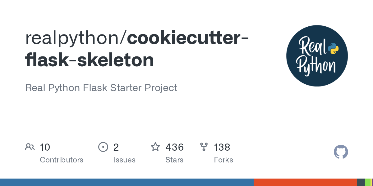 GitHub realpython/cookiecutterflaskskeleton Real Python Flask
