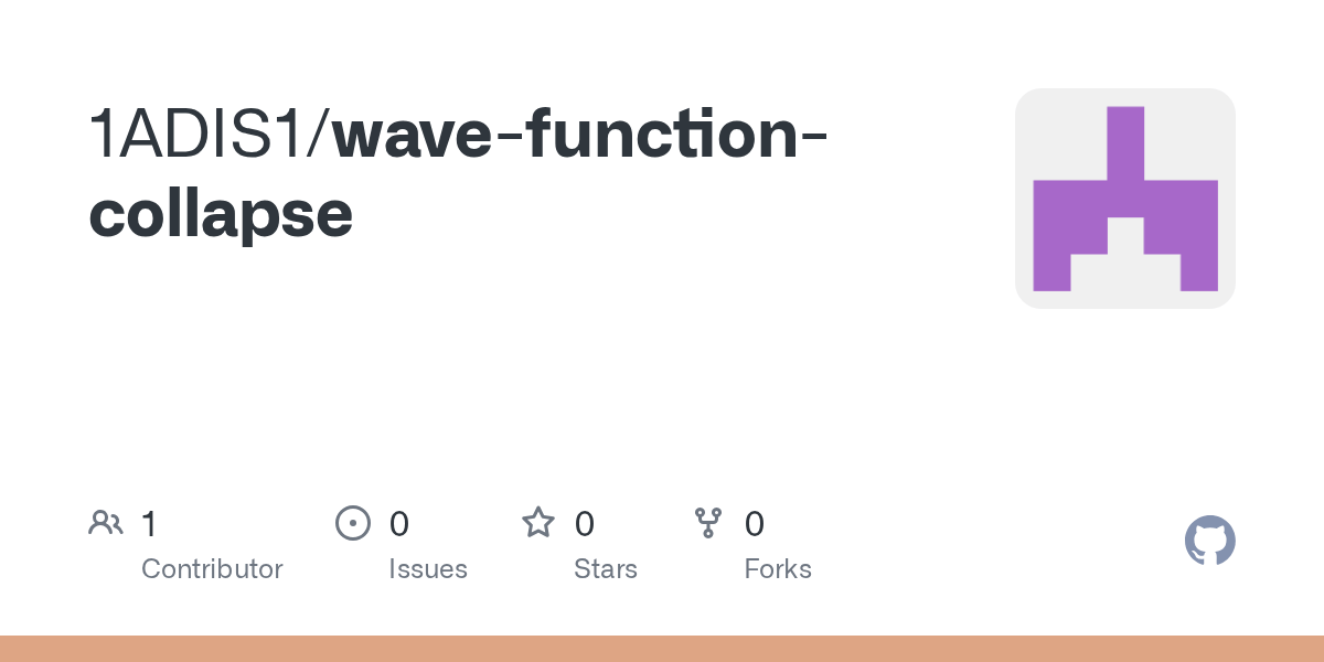 GitHub 1ADIS1/wavefunctioncollapse