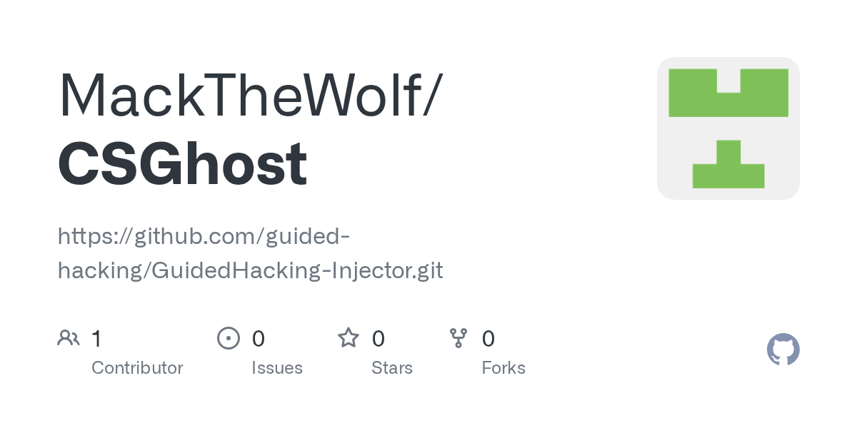 GitHub MackTheWolf/CSGhost