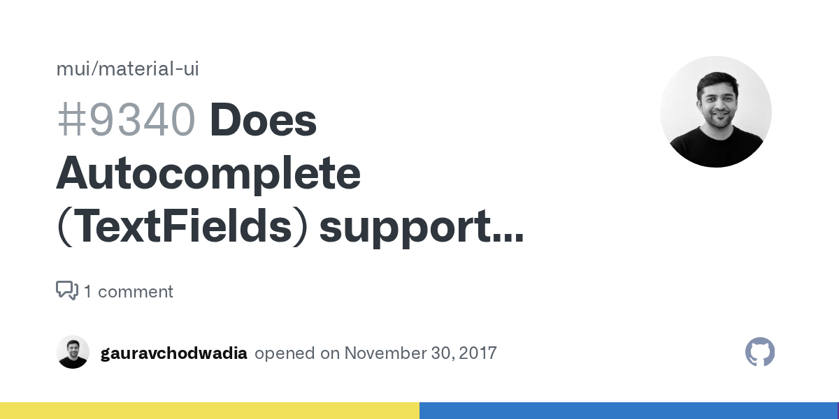 Does (TextFields) support endAdornment? · Issue 9340