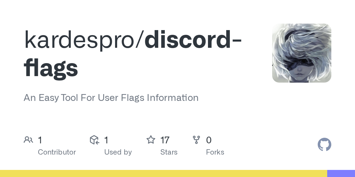 GitHub kardespro/discordflags An Easy Tool For User Flags Information