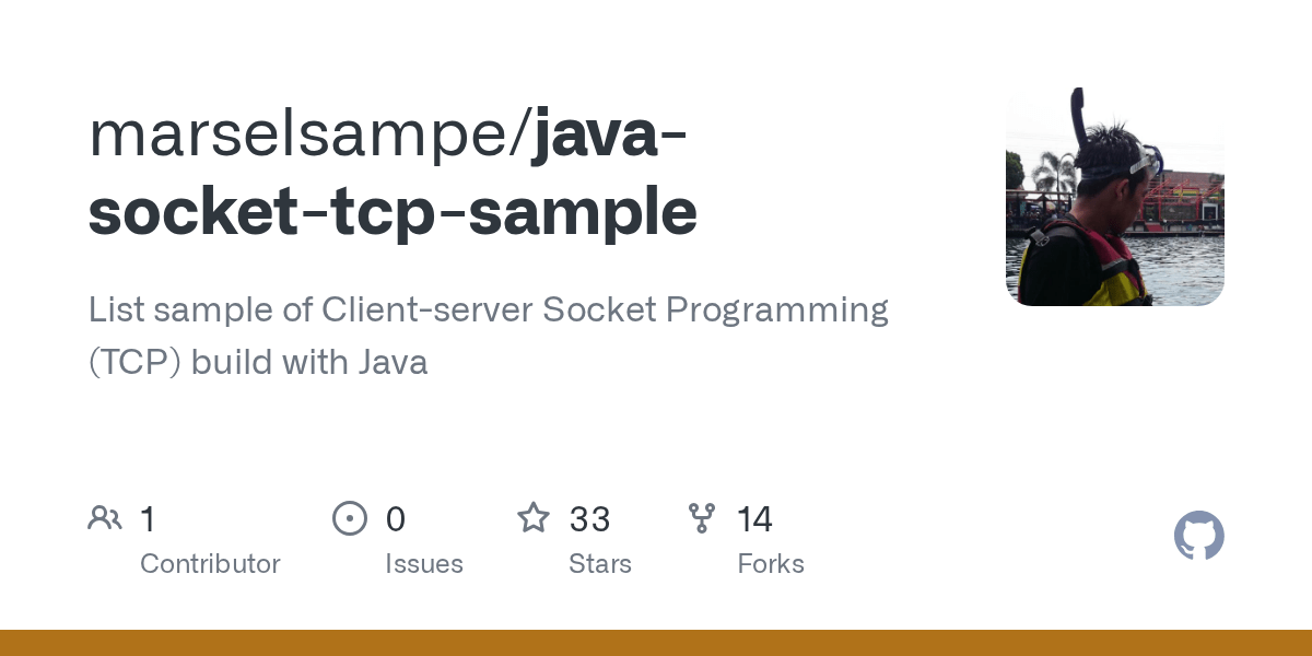 GitHub marselsampe/javasockettcpsample List sample of Client