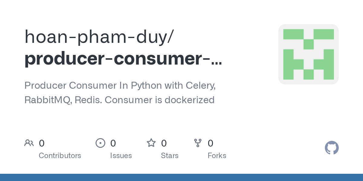 GitHub hoanphamduy/producerconsumerceleryrabbitMQredisdocker