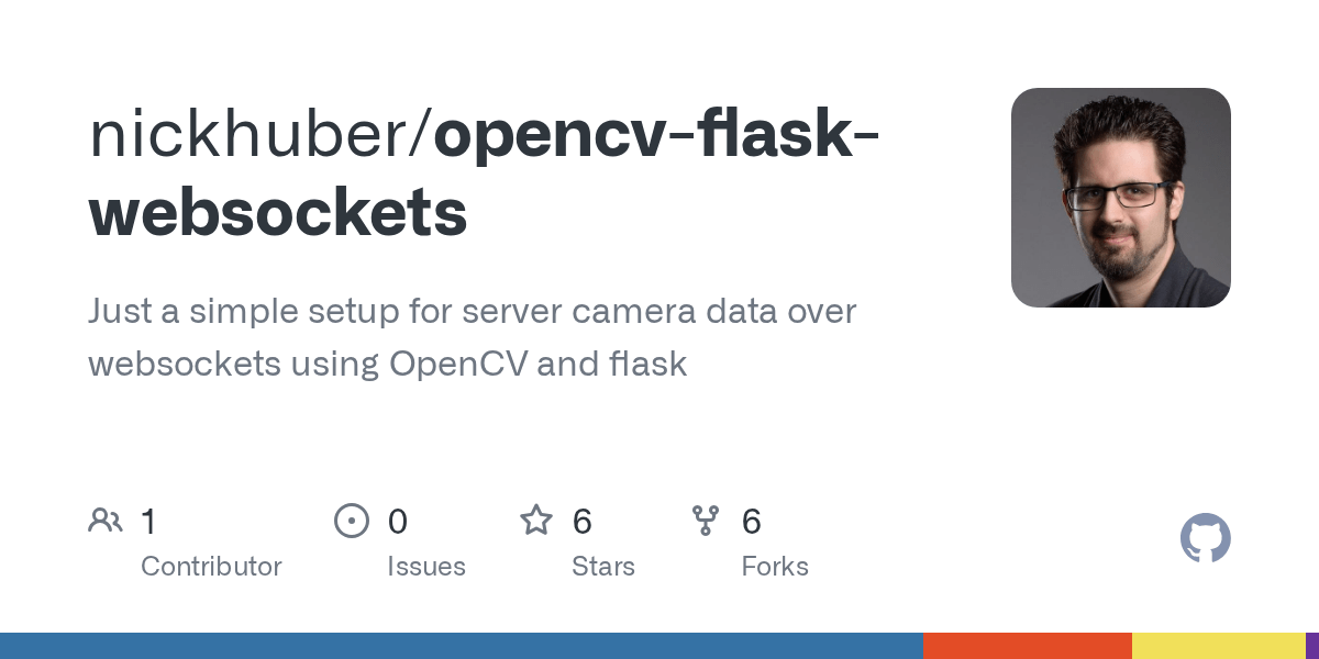 GitHub nickhuber/opencvflaskwebsockets Just a simple setup for