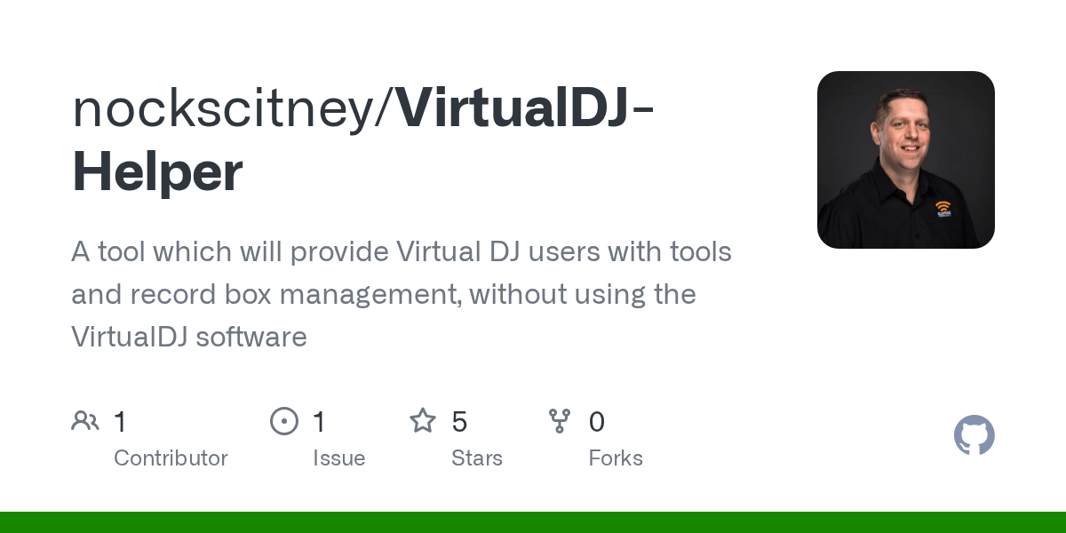 GitHub nockscitney/VirtualDJHelper A tool which will provide