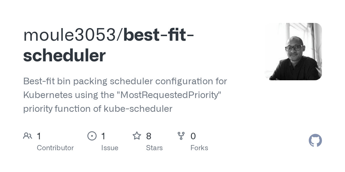 GitHub moule3053/bestfitscheduler Bestfit bin packing scheduler