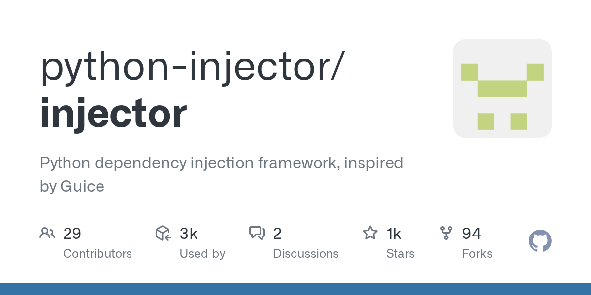 injector/logging.rst at master · pythoninjector/injector · GitHub