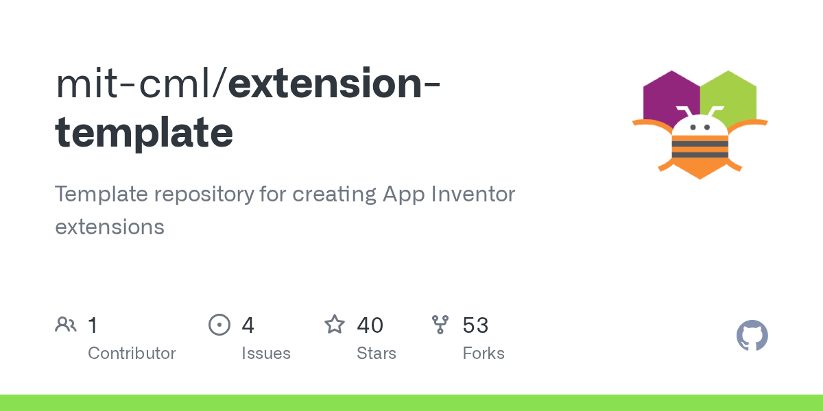 How do I create an extension with extension template? Extension
