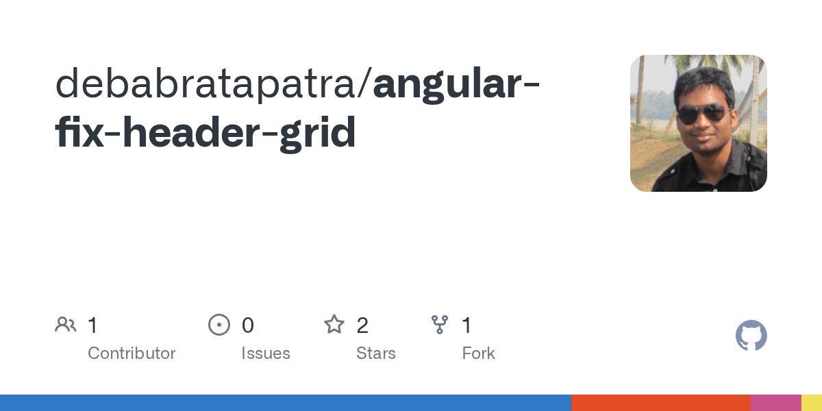 GitHub debabratapatra/angularfixheadergrid