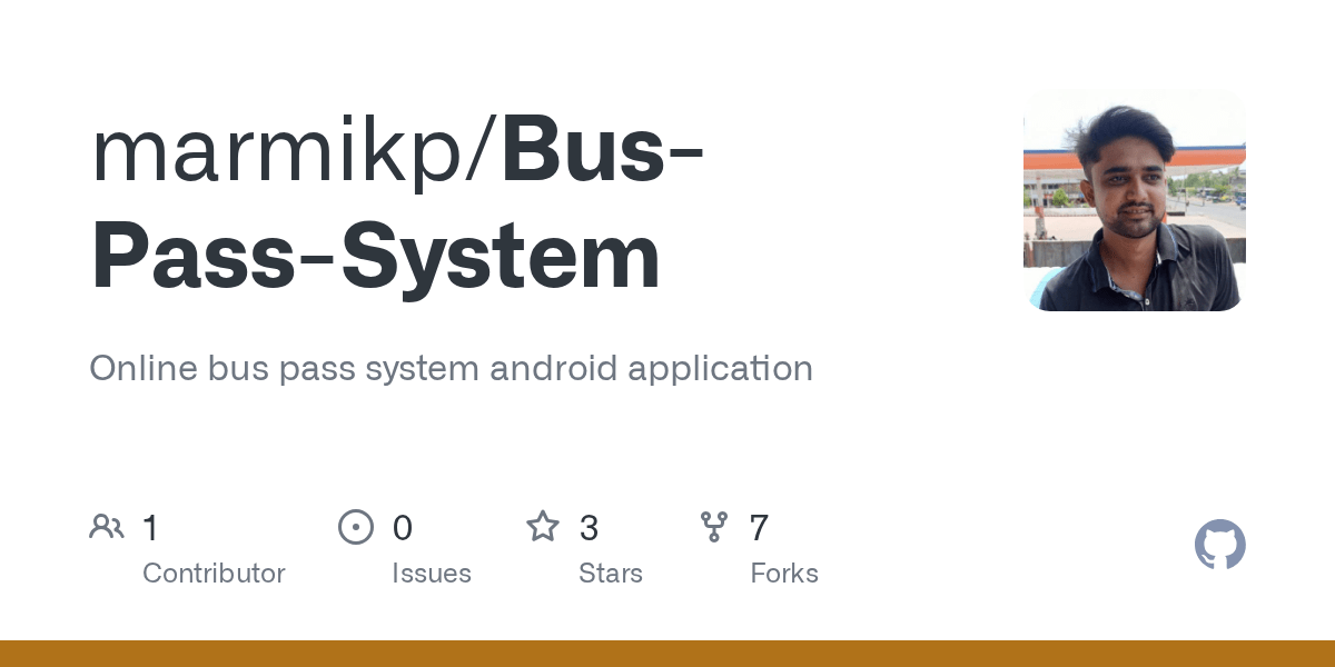 GitHub marmikp/BusPassSystem Online bus pass system android application