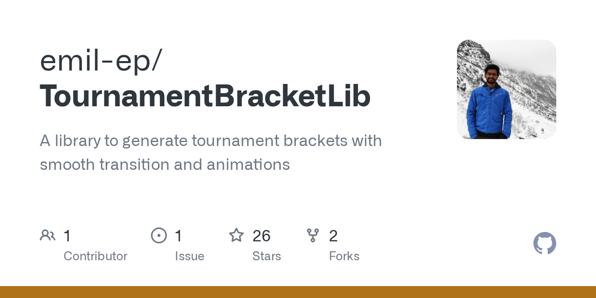 GitHub emilep/TournamentBracketLib A library to generate tournament
