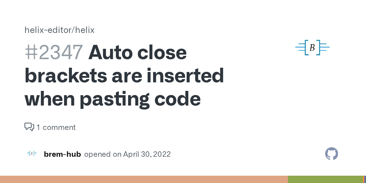 Auto close brackets are inserted when pasting code · Issue 2347