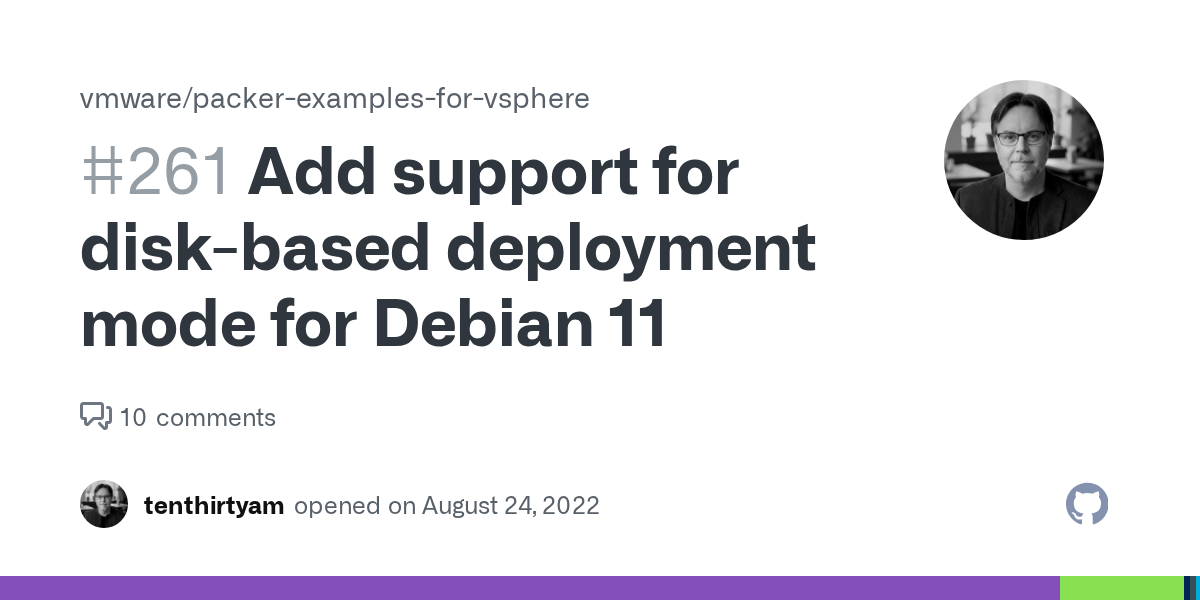 Add support for diskbased deployment mode for Debian 11 · Issue 261