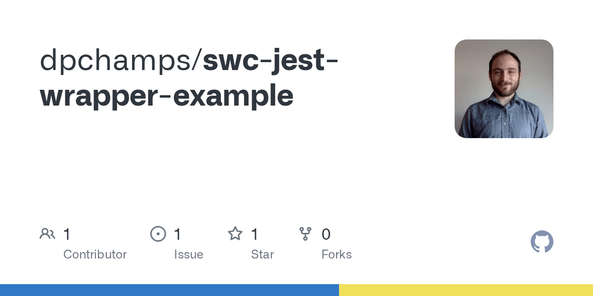 GitHub dpchamps/swcjestwrapperexample