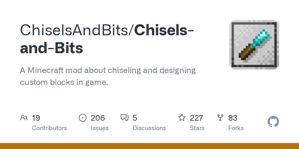 Discussions · Announcements · ChiselsAndBits/ChiselsandBits · GitHub