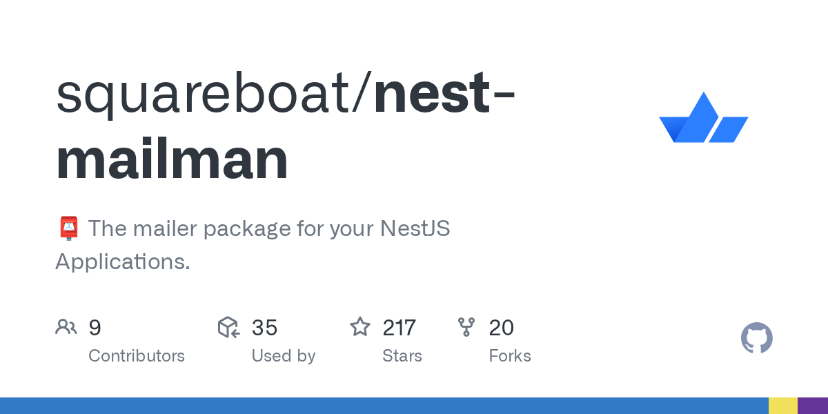 GitHub squareboat/nestmailman 📮 The mailer package for your NestJS