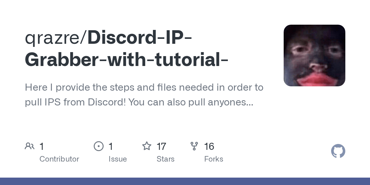 Issues · qrazre/DiscordIPGrabberwithtutorial · GitHub