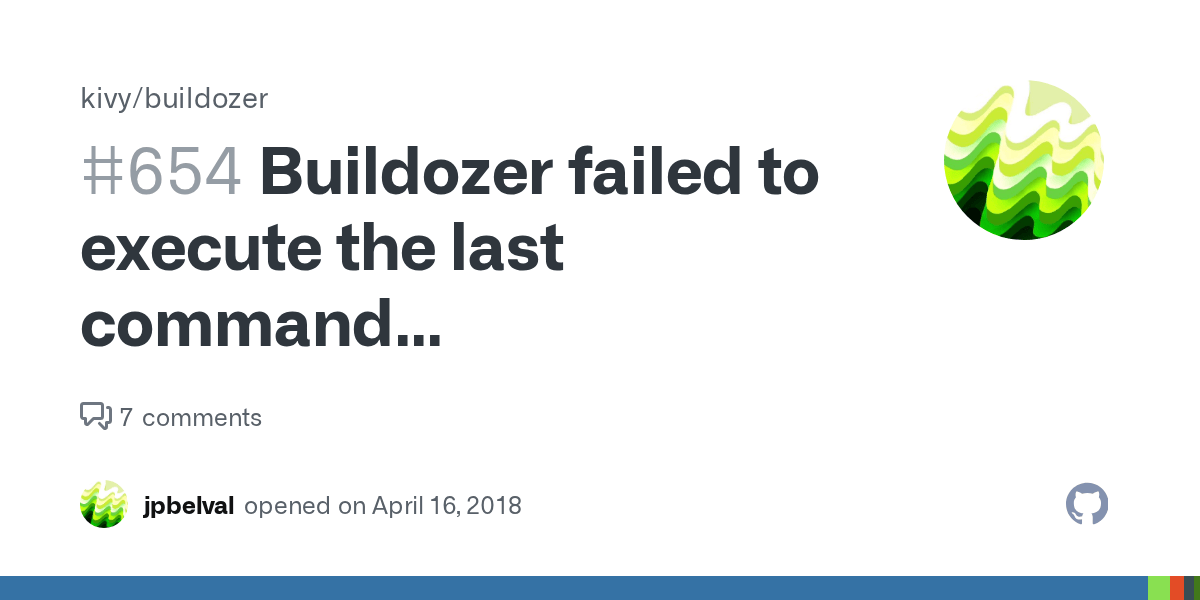 Buildozer failed to execute the last command /usr/bin/python3 m