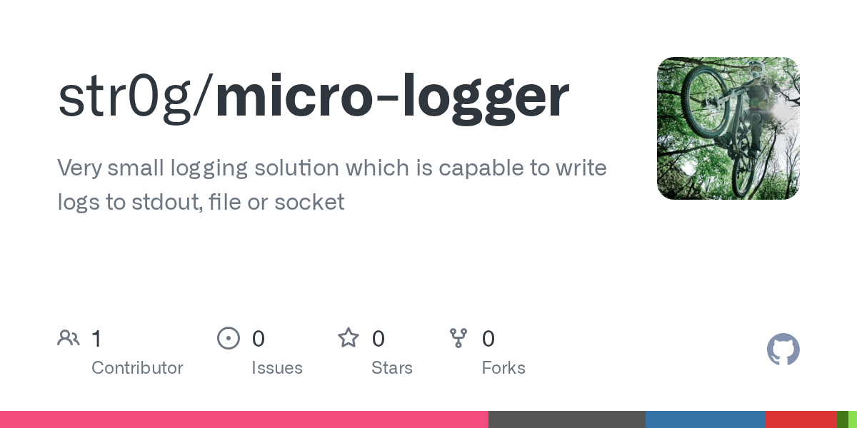 GitHub str0g/micrologger Very small logging solution which is