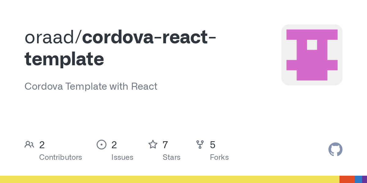 GitHub oraad/cordovareacttemplate Cordova Template with React