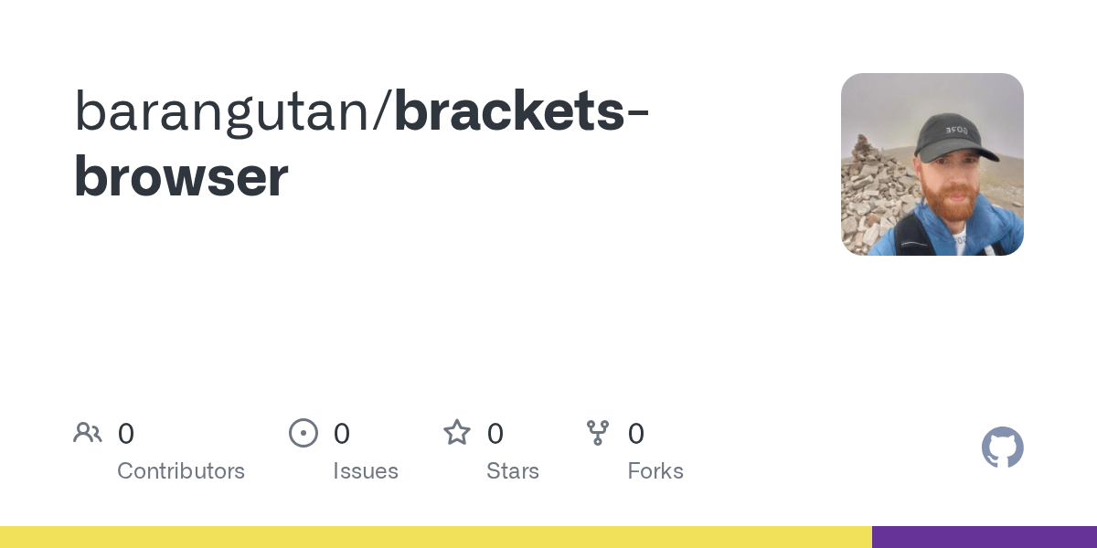 GitHub barangutan/bracketsbrowser