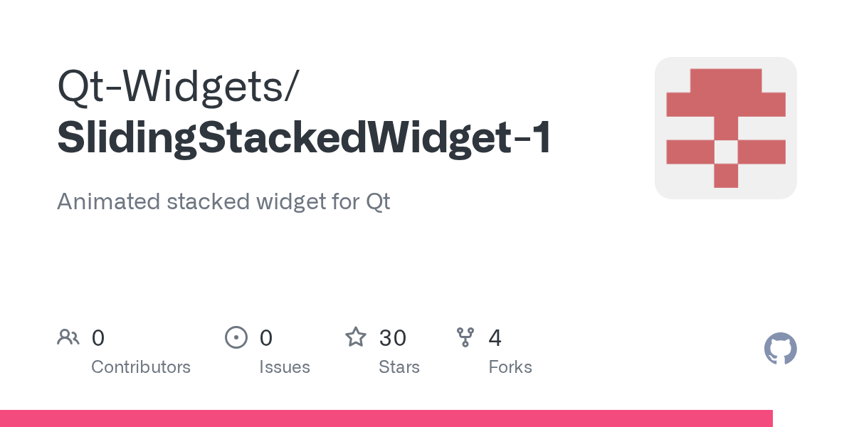 GitHub QtWidgets/SlidingStackedWidget1 Animated stacked widget for Qt