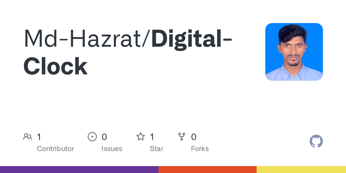 GitHub - Md-Hazrat/Digital-Clock