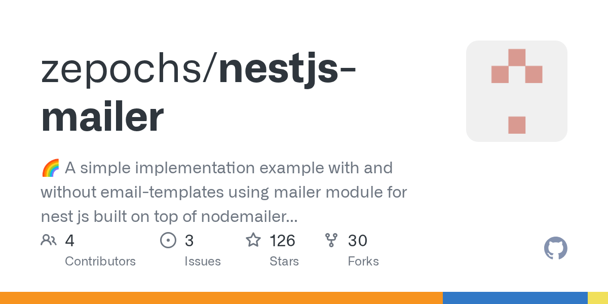 GitHub yanarp/nestjsmailer 🌈 A simple implementation example with