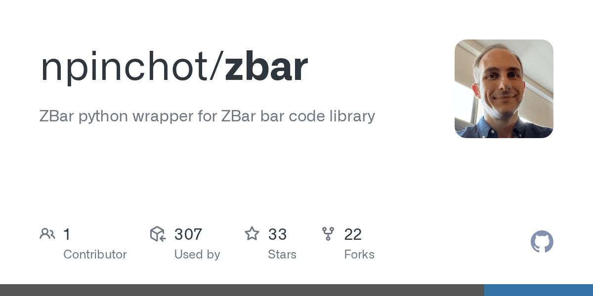 GitHub npinchot/zbar ZBar python wrapper for ZBar bar code library