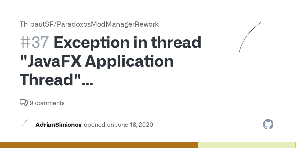 Exception in thread "JavaFX Application Thread" java.lang
