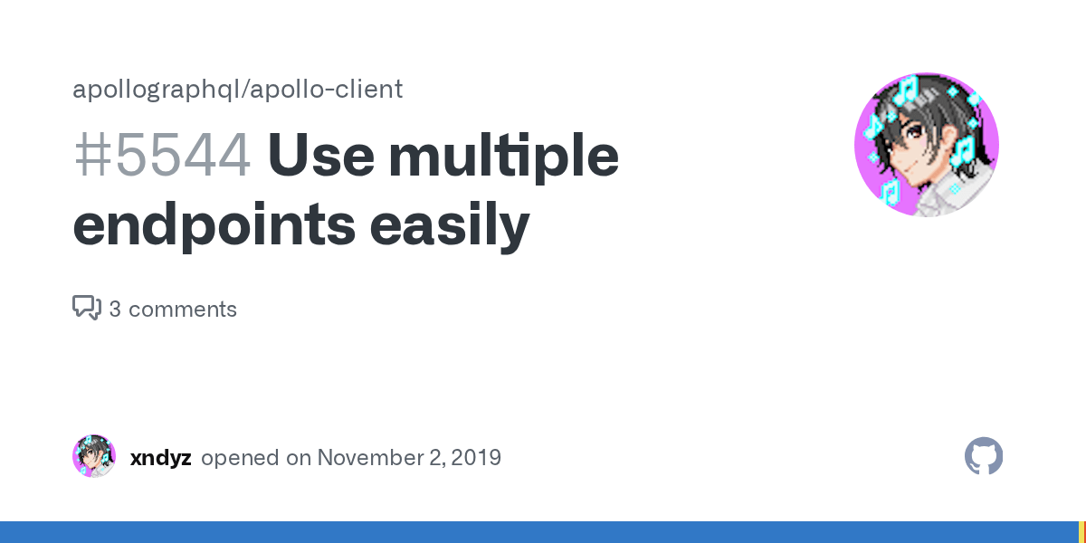 Use multiple endpoints easily · Issue 5544 · apollographql/apollo