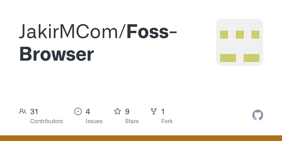 GitHub jakirsoftware/FossBrowser