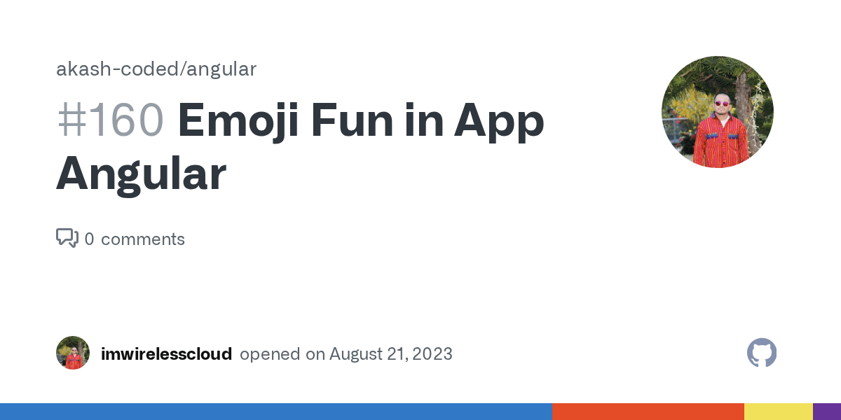 Emoji Fun in App Angular · Issue 160 · akashcoded/angular · GitHub