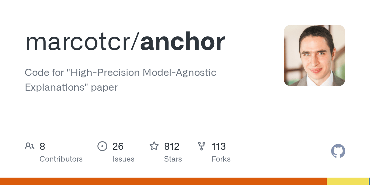 GitHub marcotcr/anchor Code for "HighPrecision ModelAgnostic