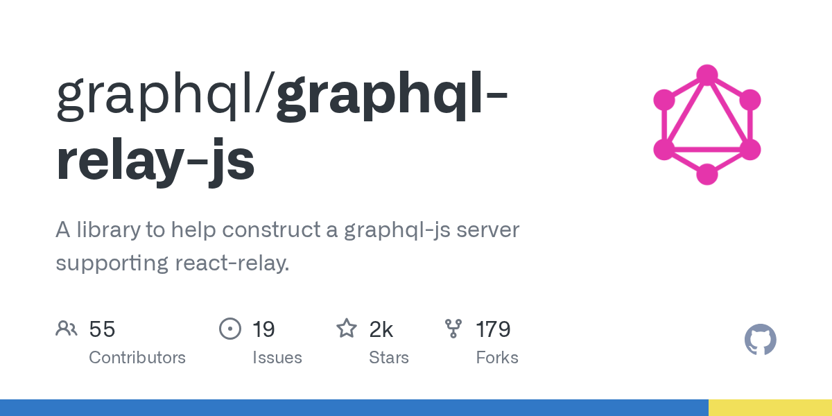 GitHub graphql/graphqlrelayjs A library to help construct a