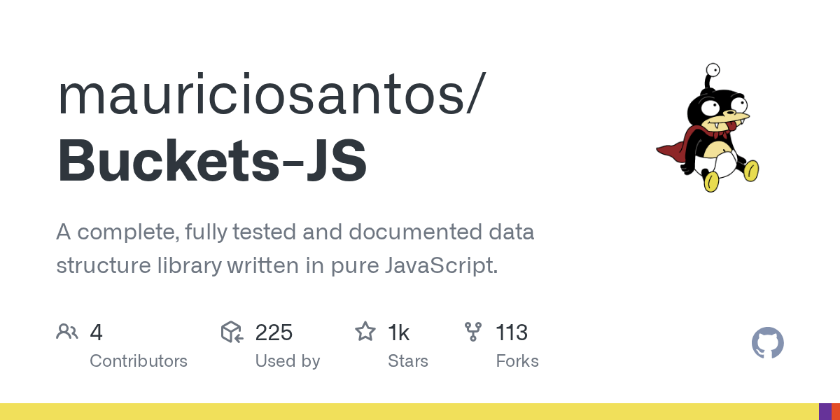 GitHub mauriciosantos/BucketsJS A complete, fully tested and