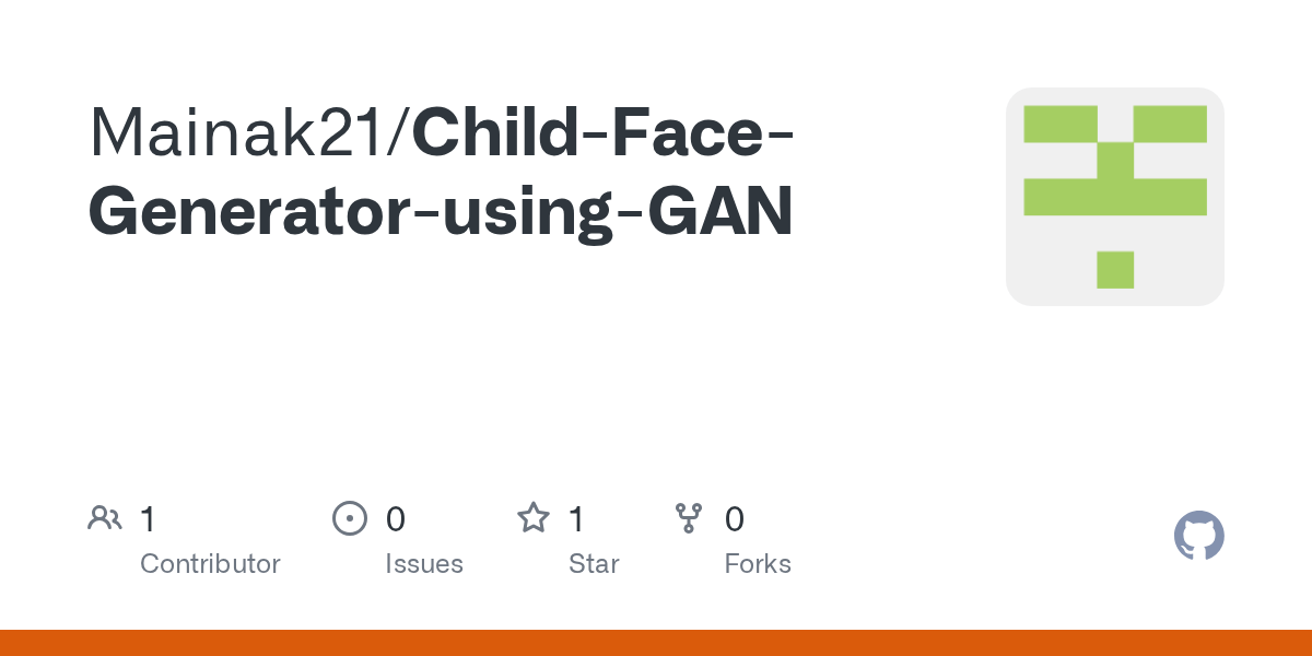 ChildFaceGeneratorusingGAN/BabyGAN.ipynb at main · Mainak21/ChildFaceGeneratorusingGAN