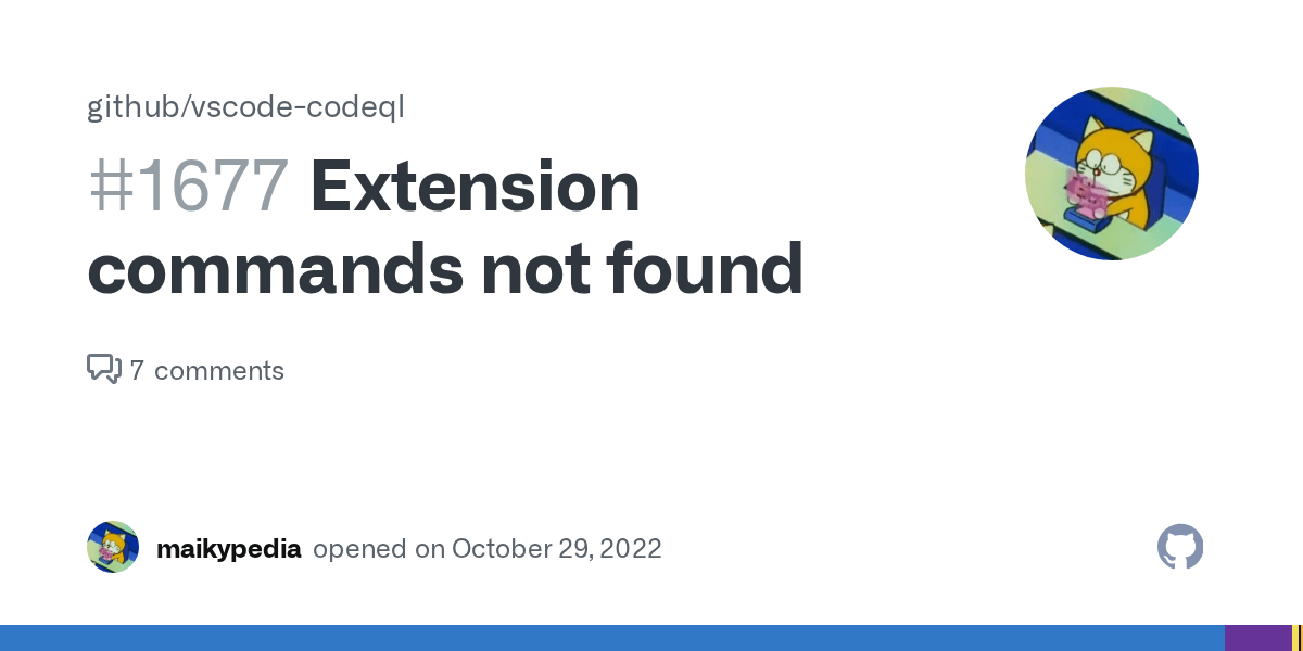 Extension commands not found · Issue 1677 · github/vscodecodeql · GitHub