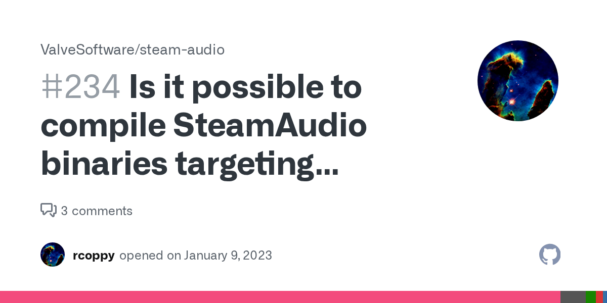 Is it possible to compile SteamAudio binaries targeting Assembly