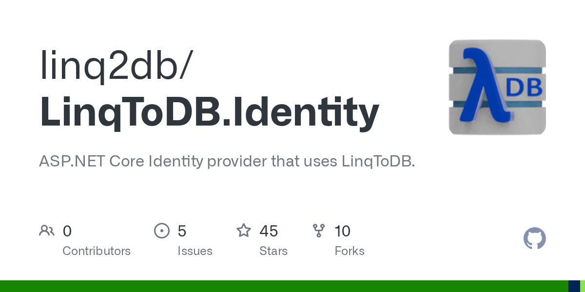 LinqToDB.Identity/VerifyCodeViewModel.cs at master · linq2db/LinqToDB