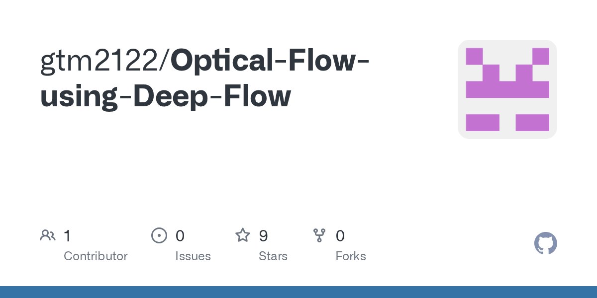 GitHub gtm2122/OpticalFlowusingDeepFlow